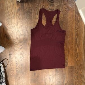 Lululemon Athletica Maroon Tank Top